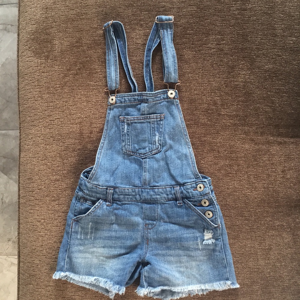 Vanilla Star Denim Overall Shorts